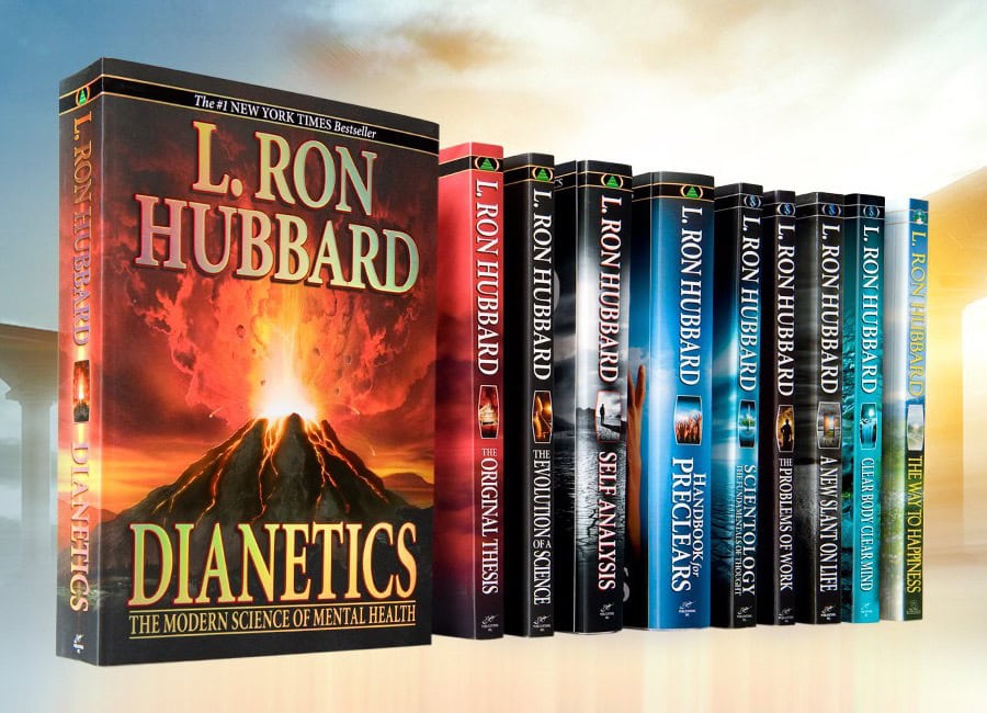 Dianetics and books by L. Ron Hubbard
